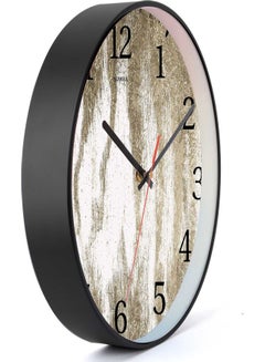 LOWHA Wood Decorative Wall Clock Black 30x30cm  - Image 2
