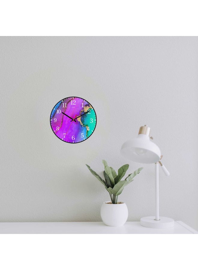 LOWHA Water  Decorative Wall Clock Black  - Image 3
