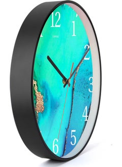 LOWHA Liquid Decorative Wall Clock Black 30x30cm  - Image 2