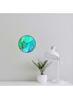 LOWHA Liquid Decorative Wall Clock Black 30x30cm  - Image 3