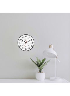 LOWHA Decorative Wall Clock Black 30x30cm  - Image 3