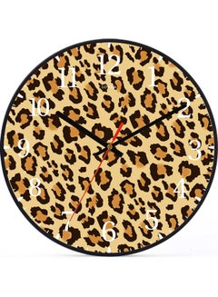 لوحة ساعة حائط للزينة أسود 30x30سم  - Image 1
