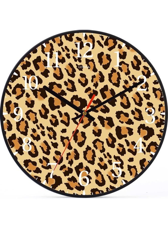 LOWHA Decorative Wall Clock Black 30x30cm  - Image 1