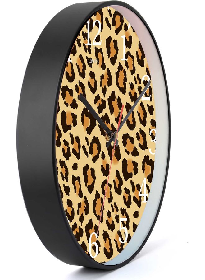LOWHA Decorative Wall Clock Black 30x30cm  - Image 2