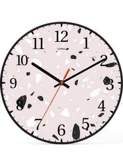 LOWHA Decorative Wall Clock Black 30x30cm  - Image 1