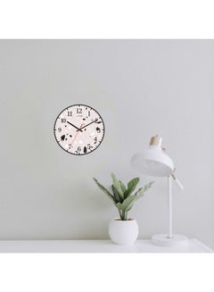 LOWHA Decorative Wall Clock Black 30x30cm  - Image 3