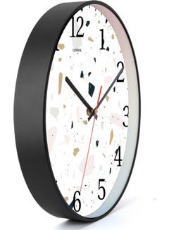 LOWHA Decorative Wall Clock Black 30x30cm  - Image 2