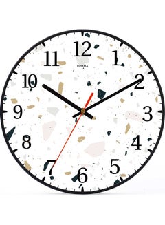 LOWHA Decorative Wall Clock Black 30x30cm  - Image 1