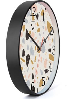 LOWHA Decorative Wall Clock Black 30x30cm  - Image 2