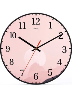 LOWHA Decorative Wall Clock Black 30x30cm  - Image 1