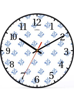 LOWHA Decorative Wall Clock Black 30x30cm  - Image 1