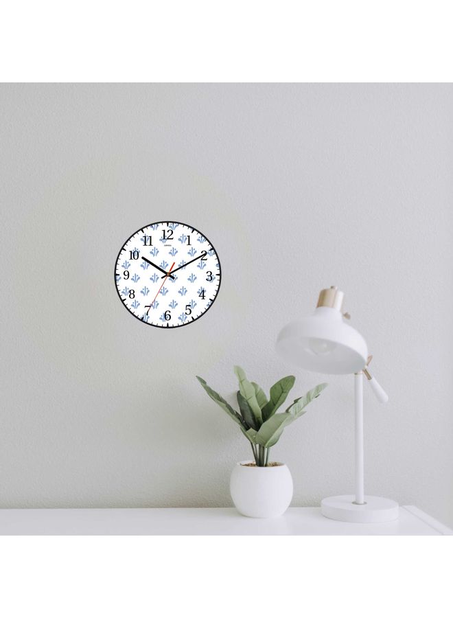 LOWHA - Decorative Wall Clock Black 30x30cm - Image 1