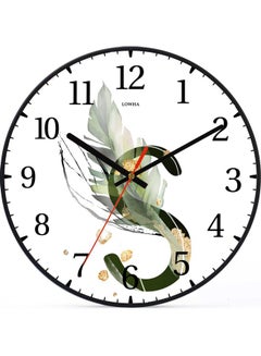 LOWHA Decorative Wall Clock Black 30x30cm  - Image 1