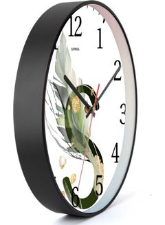LOWHA Decorative Wall Clock Black 30x30cm  - Image 2