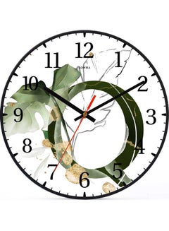 لوحة ساعة حائط للزينة أسود 30x30سم  - Image 1
