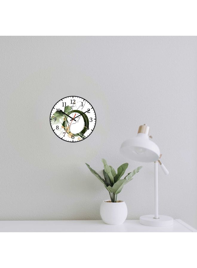 LOWHA Decorative Wall Clock Black 30x30cm  - Image 3