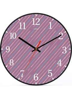 LOWHA Decorative Wall Clock Black 30x30cm  - Image 1