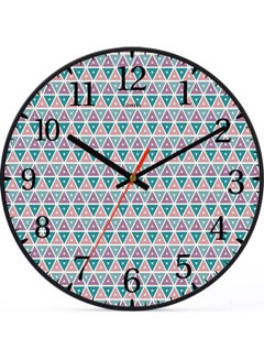 LOWHA Decorative Wall Clock Black 30x30cm  - Image 1