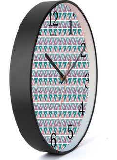 LOWHA Decorative Wall Clock Black 30x30cm  - Image 2