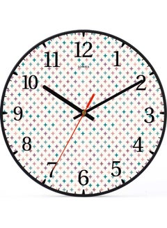LOWHA Little Stars Decorative Wall Clock Battery Operated Black 30x30cm  - Image 1