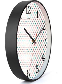 LOWHA Little Stars Decorative Wall Clock Battery Operated Black 30x30cm  - Image 2