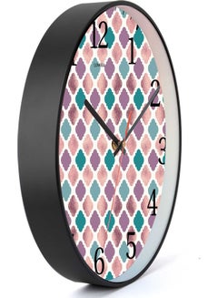 LOWHA Decorative Wall Clock Black 30x30cm  - Image 2