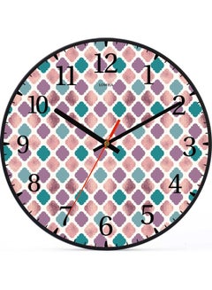 LOWHA Decorative Wall Clock Black 30x30cm  - Image 1