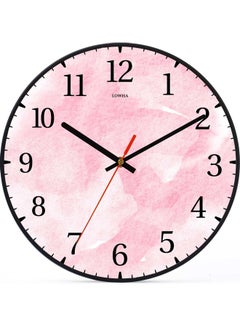 LOWHA Decorative Wall Clock Black 30x30cm  - Image 1