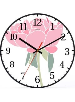 لوحة ساعة حائط للزينة أسود 30x30سم  - Image 1