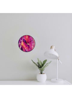 لوحة ساعة حائط للزينة أسود 30x30سم  - Image 3