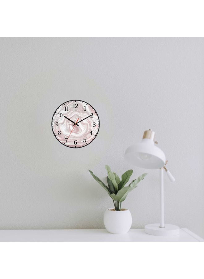 LOWHA - Decorative Wall Clock Black 30x30cm - Image 1