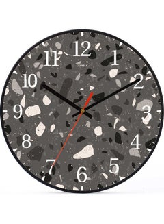 LOWHA Decorative Wall Clock Black 30x30cm  - Image 1
