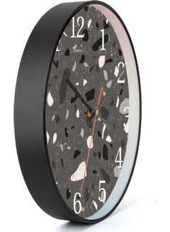 LOWHA Decorative Wall Clock Black 30x30cm  - Image 2