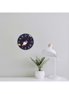 LOWHA Decorative Wall Clock Black 30x30cm  - Image 3
