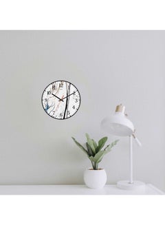 لوحة ساعة حائط للزينة أسود 30x30سم  - Image 2