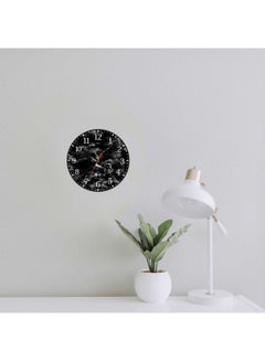 LOWHA Decorative Wall Clock Black 30x30cm  - Image 2