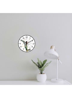 LOWHA L Letter Decorative Wall Clock Battery Operated Black  - Image 2