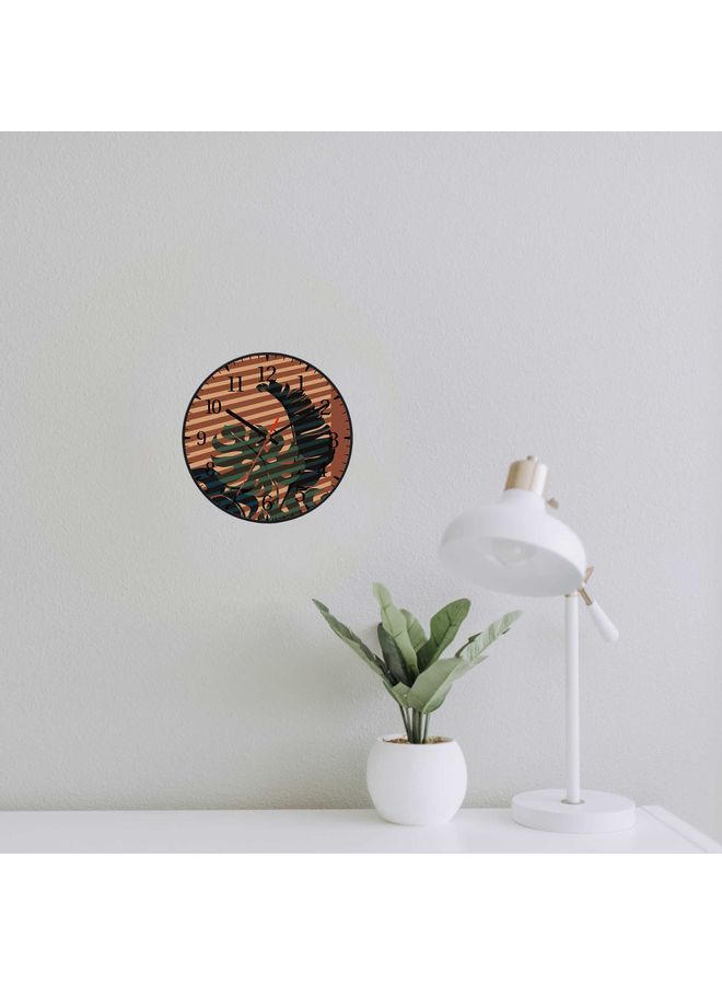 LOWHA - Decorative Wall Clock Black - Image 1