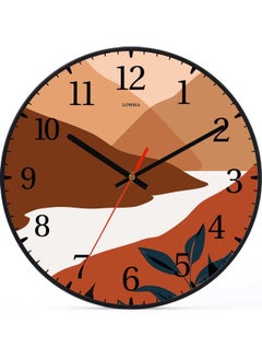 LOWHA Decorative Wall Clock Black 30x30cm  - Image 1