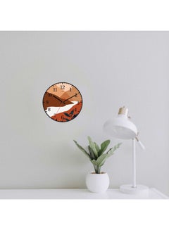 LOWHA Decorative Wall Clock Black 30x30cm  - Image 2