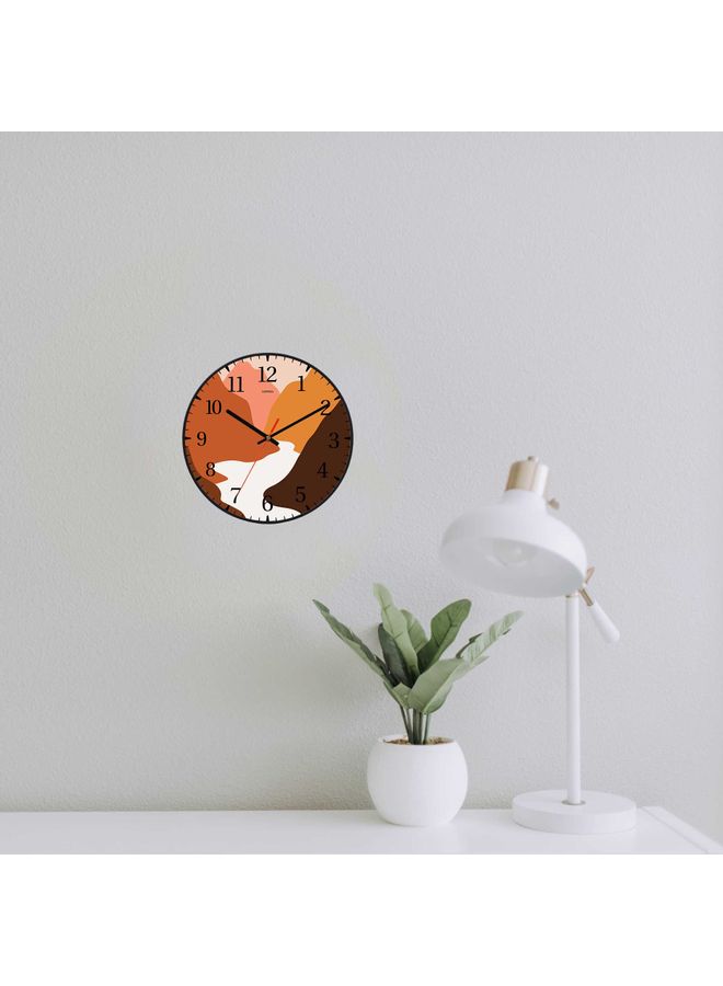 LOWHA - Decorative Wall Clock Black - Image 1