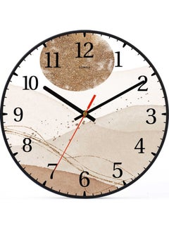 LOWHA Decorative Wall Clock Black 30x30cm  - Image 1