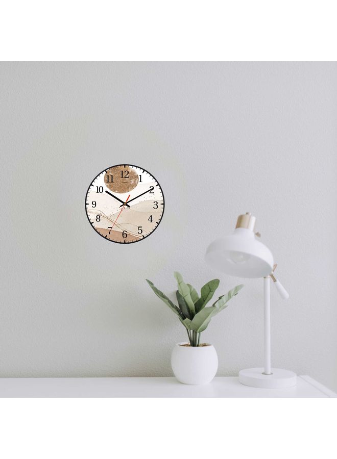 LOWHA - Decorative Wall Clock Black 30x30cm - Image 1