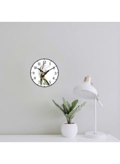 LOWHA K Letter Wall Clock Black 30x30cm  - Image 2