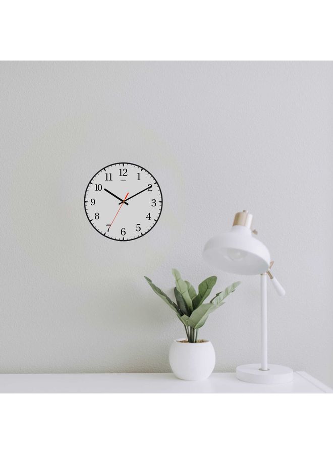 لوحة ساعة حائط للزينة أسود 30x30سم - Image 2