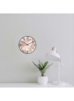 LOWHA Decorative Wall Clock Black 30x30cm  - Image 2