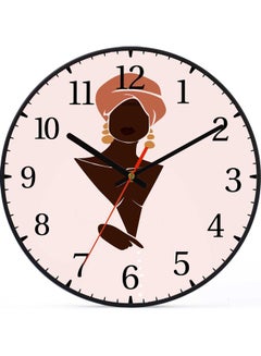 LOWHA Decorative Wall Clock Black 30x30cm  - Image 1