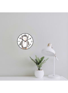 LOWHA Decorative Wall Clock Black 30x30cm  - Image 2