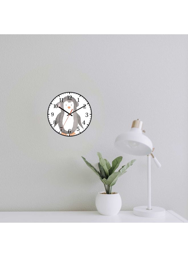 LOWHA - Decorative Wall Clock Black 30x30cm - Image 1