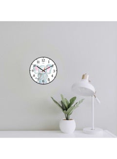 LOWHA Decorative Wall Clock Black 30x30cm  - Image 2